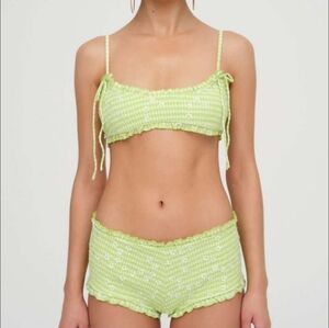 For Love And Lemons Gingham Bikini